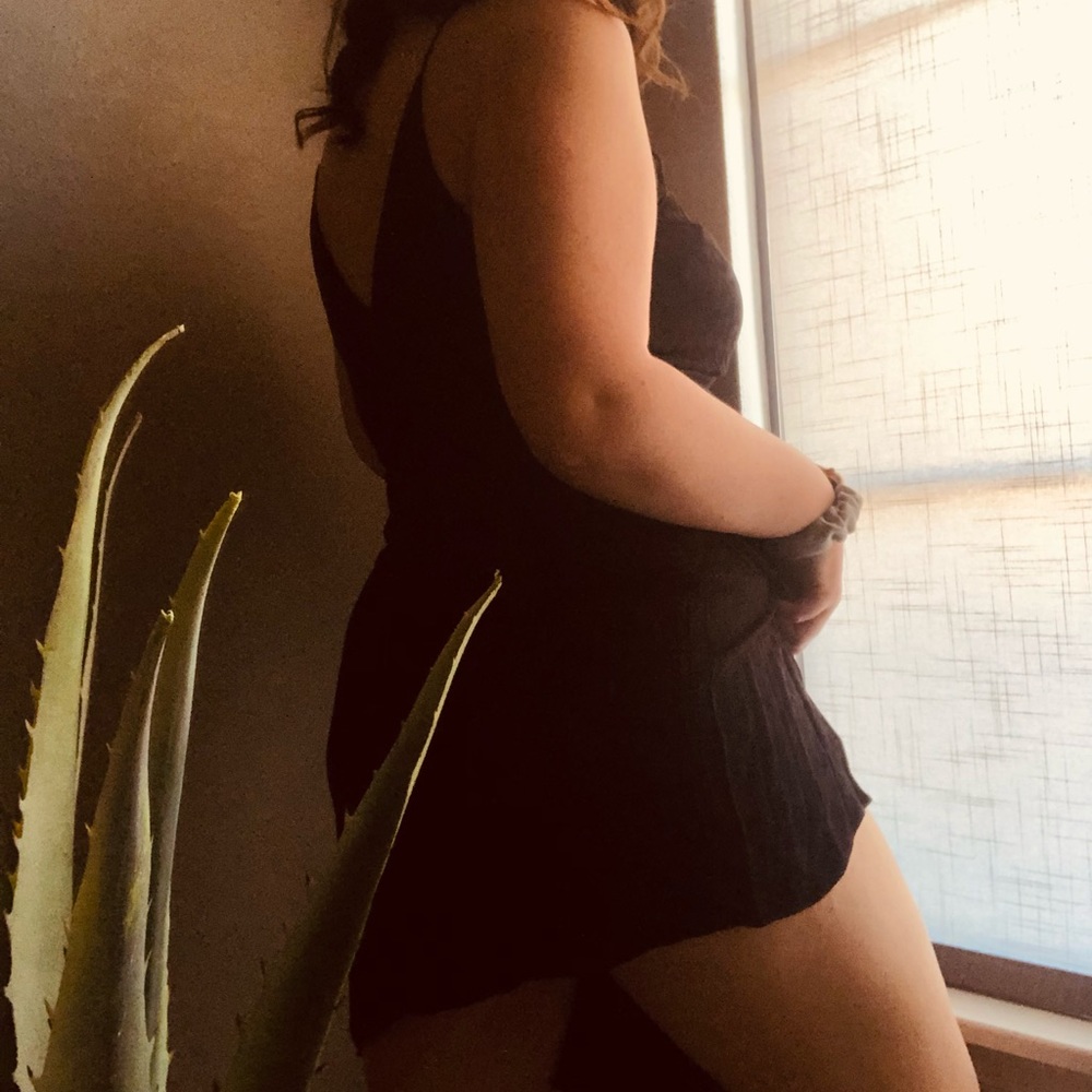 Black Cheetah Print Cocktail Dress